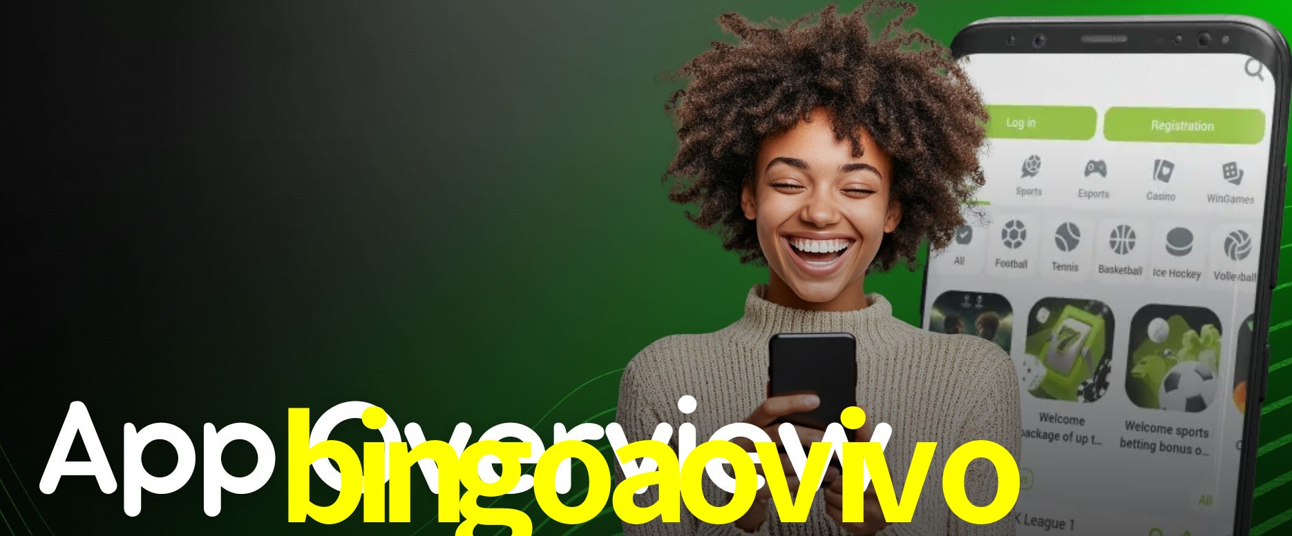 APP oficial da bingoaovivo para mobile